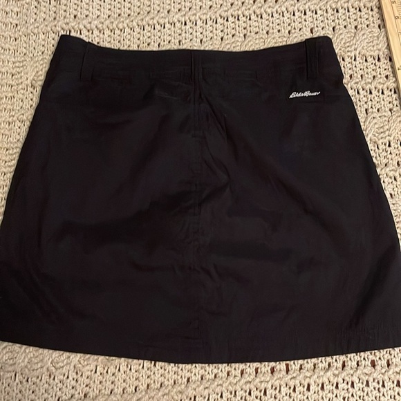 EDDIE BAUER  Skorts 2 pockets, tennis, cheer, ball, WOMEN'S Sz 6‎ black SKIRT - Picture 8 of 11